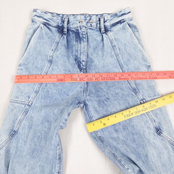 IRO Paris Airvau High Waist Carrot Cut Acid Wash Jeans Women's 36 (29x27) - Picture 5 of 15